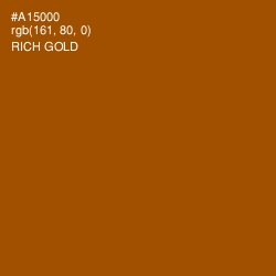 #A15000 - Rich Gold Color Image